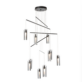 Exos 10-Light Mobile Pendant Chandelier