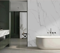 PVC 3D Silver Vein Marble Wall