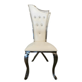 Modern Luxury Silver Dining Chair