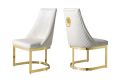 ELEGANZO Black Velvet Dining Chair