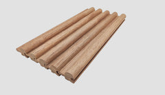 Solid Ash Wood Rounded Flexible Slatwall Panel