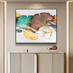 Ginko Colorblast Modern Plant Wall Art