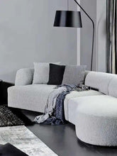 ALASKA Modern Curve Fabric Sectional Sofa - Northern Interiors