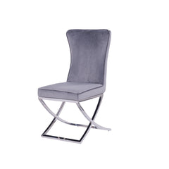 Alyssa Luxury Velvet Dining Chair with button back - Northern Interiors