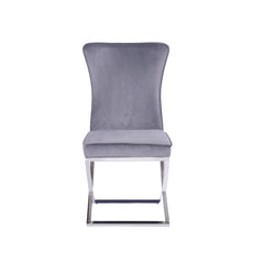Alyssa Luxury Velvet Dining Chair with button back - Northern Interiors