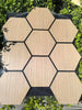 HIVE Hexagon Wood Veneer 3D Acoustic Wall Panel