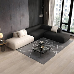 Sectional L Shape Curve Velvet Sectional Sofa