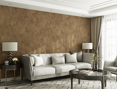 Brown Concrete Waterproof Wallpaper - Northern Interiors