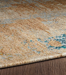 Sparx Marble Gold Beige Washable Modern Rug