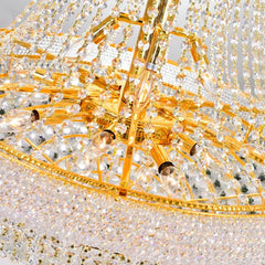 Classic Crystal Chandelier for high ceilings - Northern Interiors