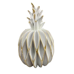 CREAM/GOLD PINEAPPLE ART DECO - Northern Interiors