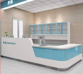 Customizable Modern L shape Reception Desk - Northern Interiors