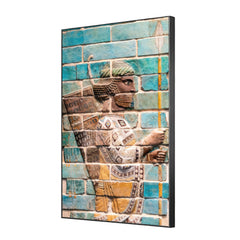 Achaemenid Persian Archer Porcelin Crystal Wall Art