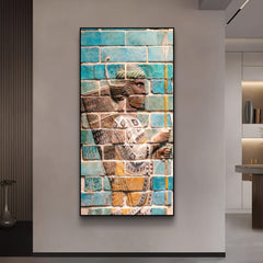 Achaemenid Persian Archer Porcelin Crystal Wall Art