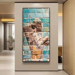 Achaemenid Persian Archer Porcelin Crystal Wall Art