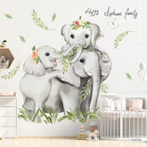 Elephant Familly wall sticker for kids room - Northern Interiors