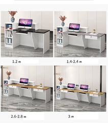 Elma Modern Luxury Reception Desk - Northern Interiors