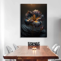 Dark Flower Canvas Art