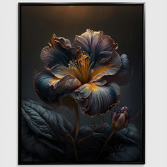 Dark Flower Canvas Art