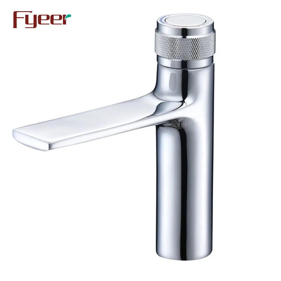 Fyeer Modern Chrome Bathroom Vanity Faucet - Northern Interiors