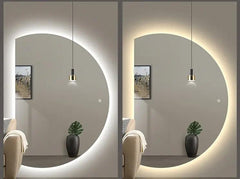 Half Moon LED Mirror - Northern Interiors