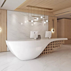 Honeycomb Modern Executive Reception Desk - Northern Interiors