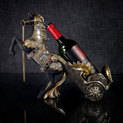 Horse & Carriage Decorative Wine Bottle Holder - Northern Interiors