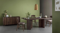 Linea Burnt Oak Dining Table - Northern Interiors