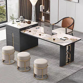 Luxury Executive President Marble Top Desk - Northern Interiors