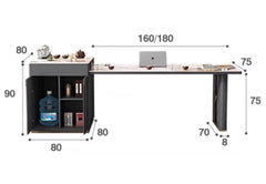 Luxury Executive President Marble Top Desk - Northern Interiors