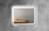 Luxury Modern Rounded Rectangular LED Mirror - Northern Interiors