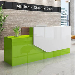 Marble Imitation Modern Reception Desk - Northern Interiors
