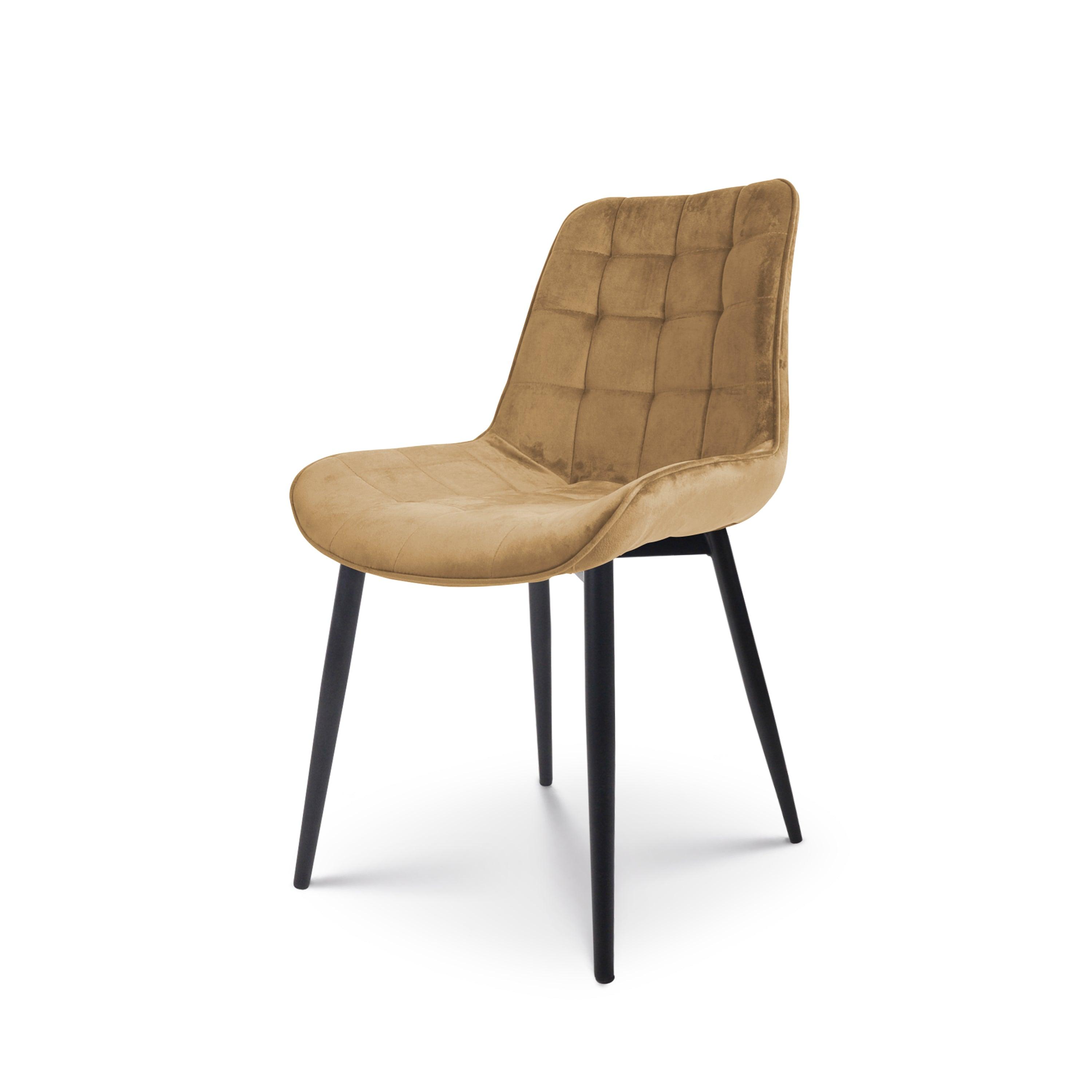 Marvel Simplistic Velvet Dining Chair - Northern Interiors