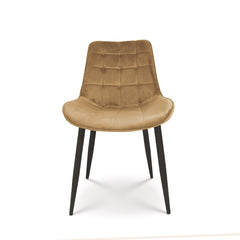 Marvel Simplistic Velvet Dining Chair - Northern Interiors