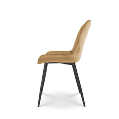 Marvel Simplistic Velvet Dining Chair - Northern Interiors