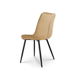 Marvel Simplistic Velvet Dining Chair - Northern Interiors