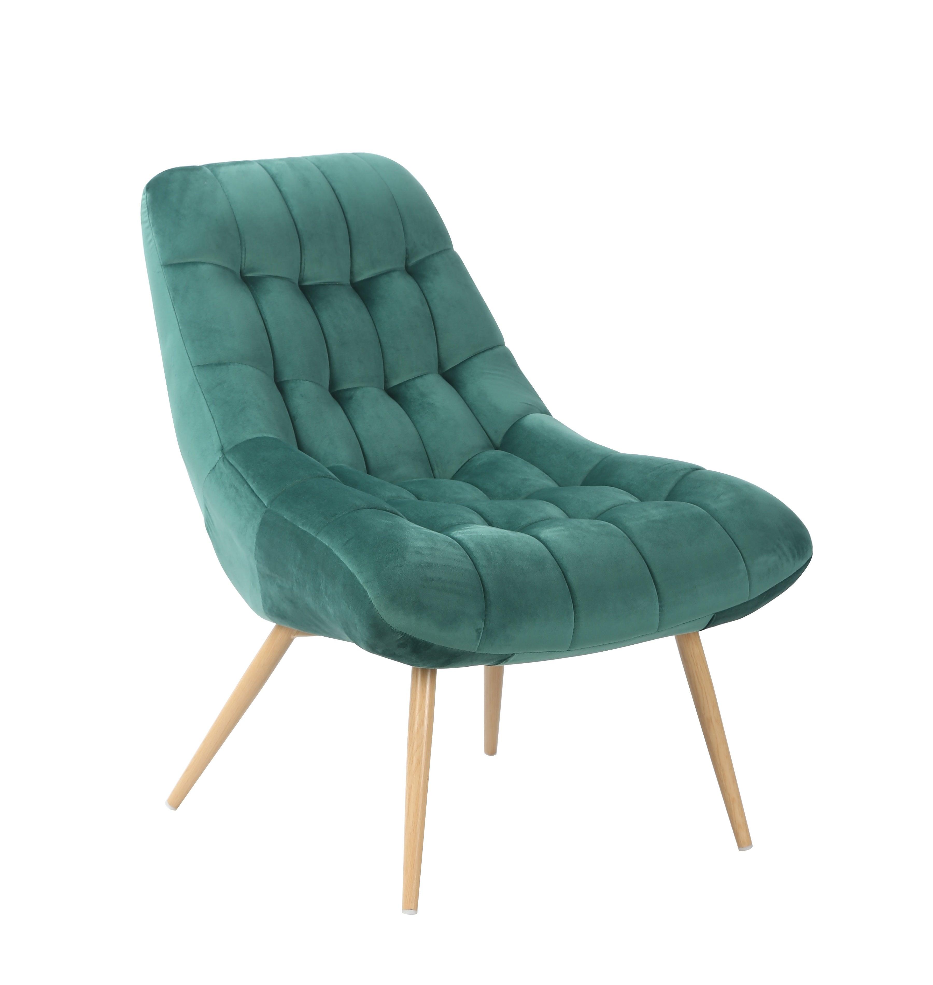 Melina Contemporary velvet Accent Sofa Chair - Northern Interiors