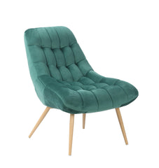 Melina Contemporary velvet Accent Sofa Chair - Northern Interiors