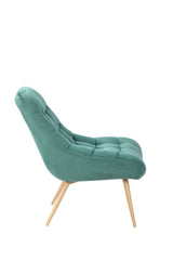 Melina Contemporary velvet Accent Sofa Chair - Northern Interiors