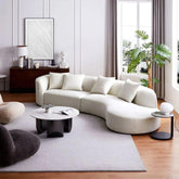 Modern Curve Fabric Sectional Sofa - Northern Interiors