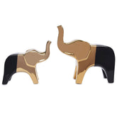 Modern Elephant Home Décor Animal Sculpture Set - Northern Interiors