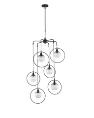 Moorsgate Black Multi-Pendant