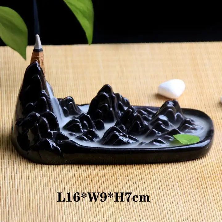 Mountain Waterfall Incense Holder Decoration - Northern Interiors