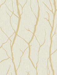 Tree Branch Suede Wallpaper