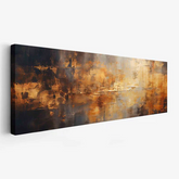 Golden Dusk Canvas Art