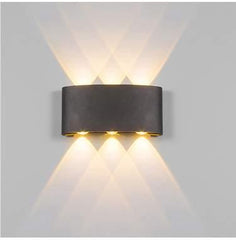 Oval Waterproof Modern Indoor Wall Light Sconce - Northern Interiors
