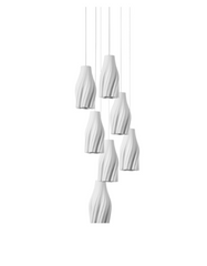 Posh 7-Light Round Multi-Drop Pendant