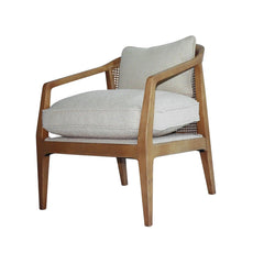 ROSA Sand Boucle Club Chair - Northern Interiors