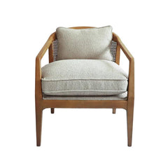 ROSA Sand Boucle Club Chair - Northern Interiors