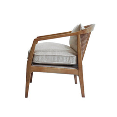 ROSA Sand Boucle Club Chair - Northern Interiors